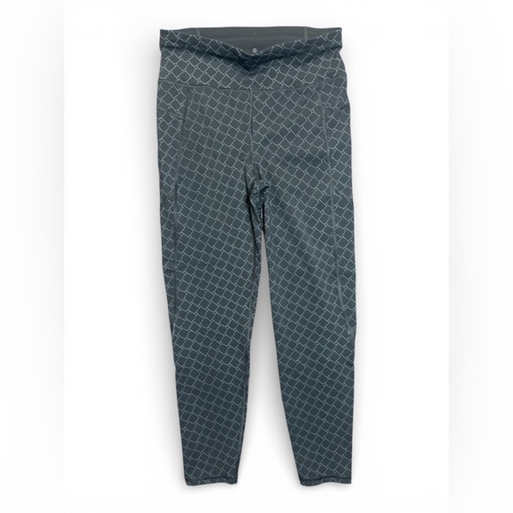 Sweaty Betty Pants - Sweaty Betty Zero Gravity 7/8 Leggings Gray Print Sz S